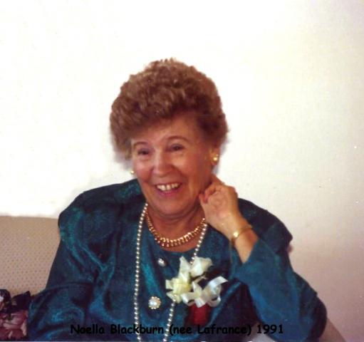 Noëlla Blackburn Née Lafrance